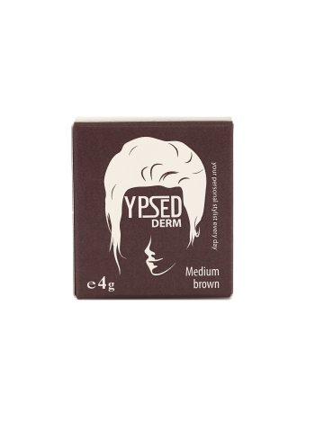 YpsedDerm Medium brown пудра-камуфляж для волос головы и бороды