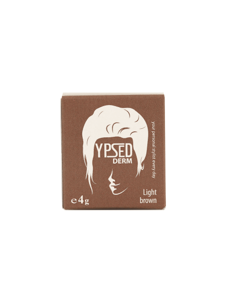 YpsedDerm Light brown пудра-камуфляж для волос головы и бороды